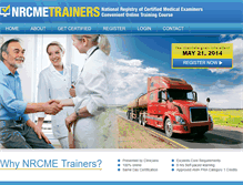 Tablet Screenshot of nrcmetrainers.com